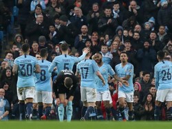 Hasil Piala FA 2018/2019: Man City Gilas Rotherham United 7-0