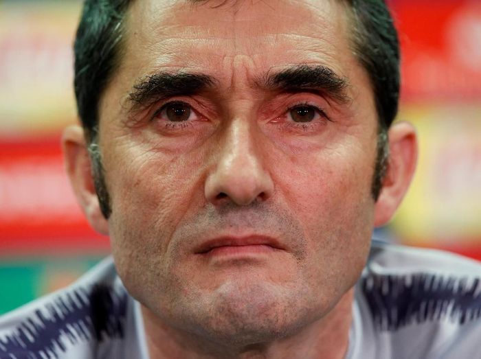 Masa depan Ernesto Valverde di Barcelona akan ditentukan di akhir musim. (Foto: Albert Gea/Reuters) Masa depan Ernesto Valverde di Barcelona akan ditentukan di akhir musim. (Foto: Albert Gea/Reuters)