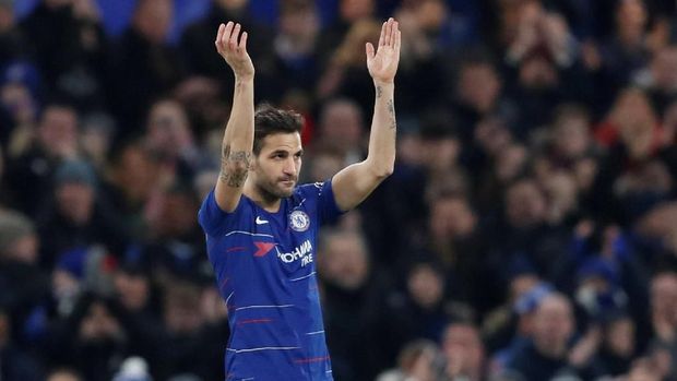 Cesc Fabregas hengkang ke AS Monaco dari Chelsea musim ini. (