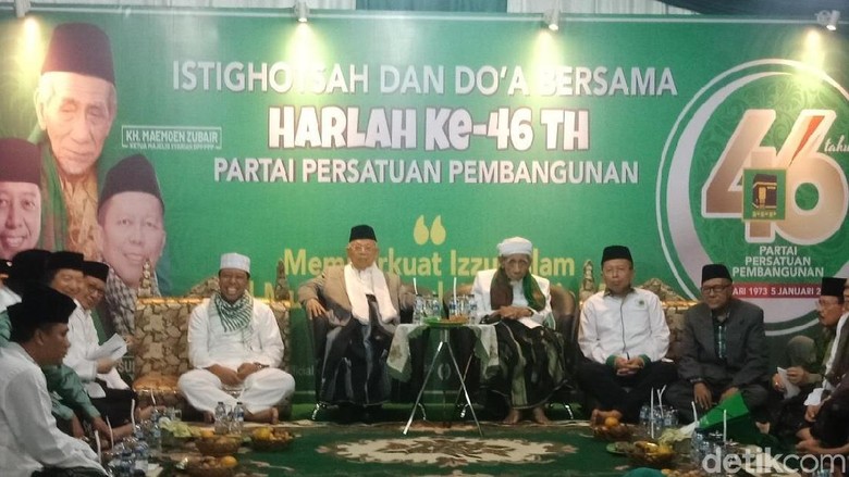 Maruf Soal Duduk Bareng Mbah Moen: Artinya Kami Didukung Ulama