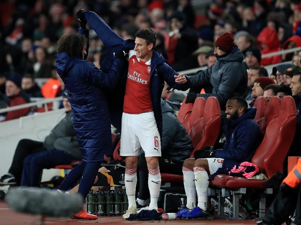 Pemain belakang Arsenal, Laurent Koscielny. (Foto: Marc Atkins/Getty Images)