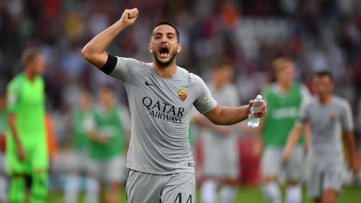 Manchester United kabarnya siap menebus klausul rilis Kostas Manolas di AS Roma (Foto: Valerio Pennicino/Getty Images)