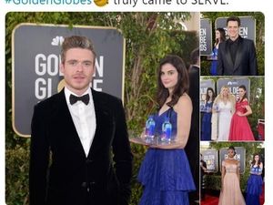 Gadis Manis Pembawa Air Minum Golden Globes Viral di Medsos Gadis Manis Pembawa Air Minum Golden Globes Viral di Medsos