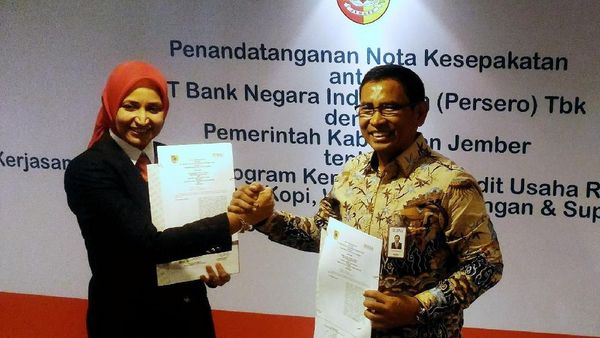 BNI Gandeng Pemkab Jember Salurkan KUR
