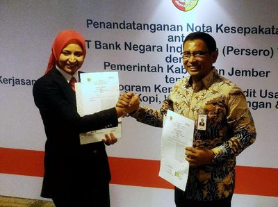 BNI Gandeng Pemkab Jember Salurkan KUR