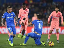 Barcelona mengawali tahun dengan melawat ke markas Getafe di Coliseum Alfonso Perez, Senin (7/1/2019) dini hari WIB. (Denis Doyle/Getty Images)