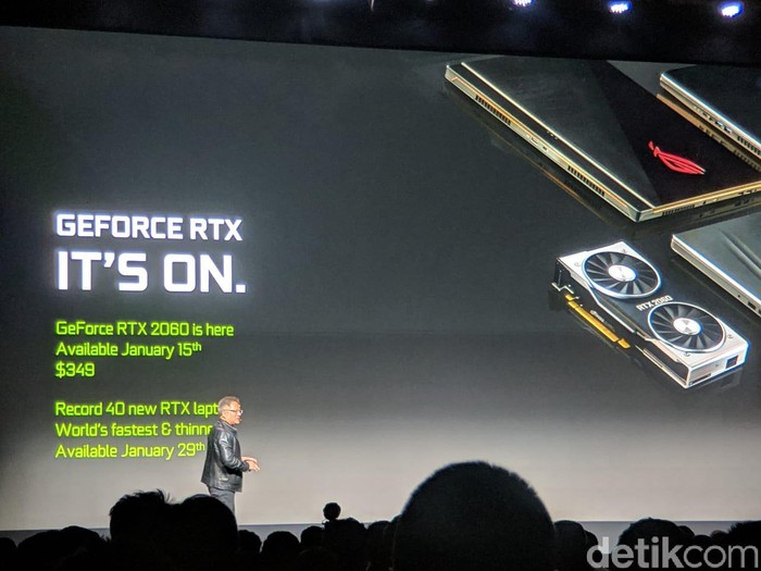 GeForce RTX 2060 diperkenalkan. Foto: Adi Fida Rahman/detikINET