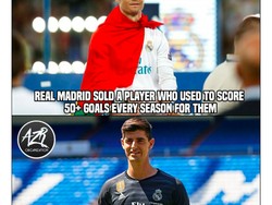 Kenapa Madrid malah menjual Ronaldo untuk mendatangkan Courtois sih? Madrid sesungguhnya masih punya sosok kiper jempolan dalam diri Keylor Navas. Keputusan yang diperdebatkan. Foto: istimewa