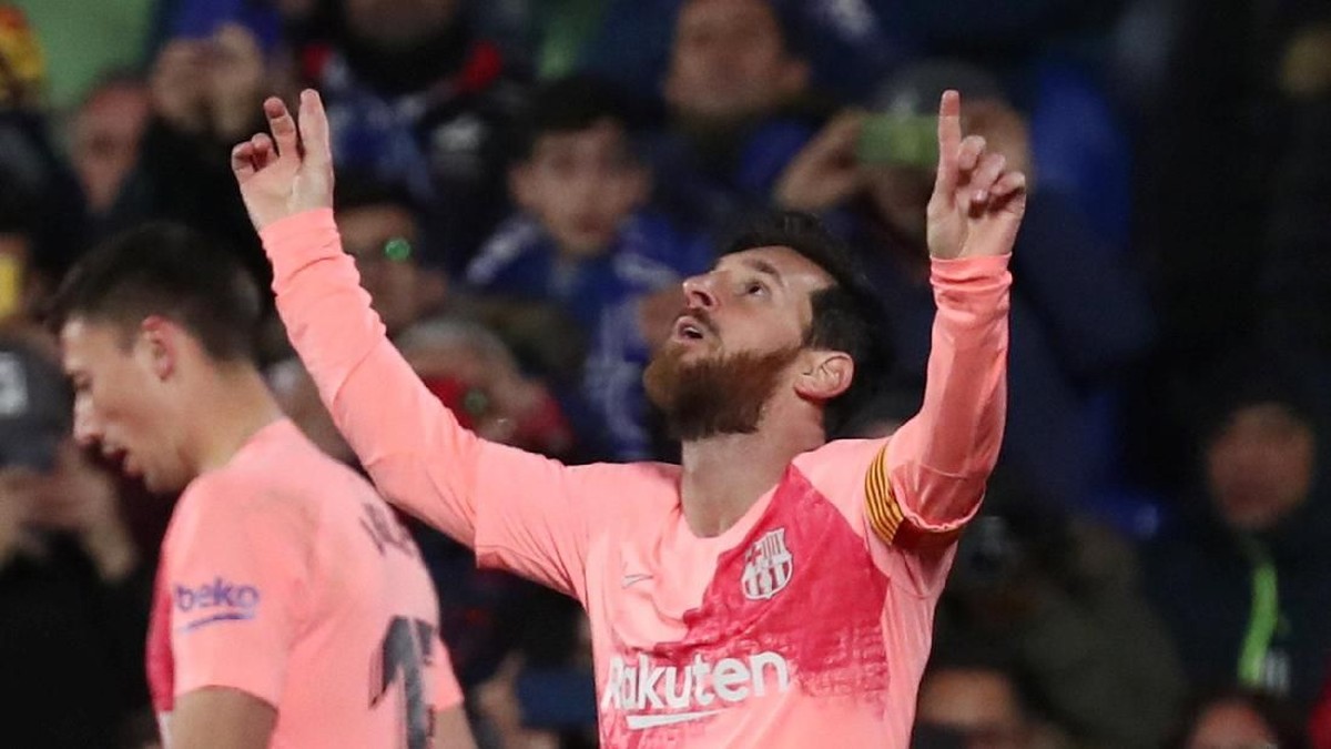 Lionel Messi terlibat langsung dalam terciptanya 26 gol Barcelona. Di saat bersamaan Real Madrid baru bikin 26 gol (Sergio Perez/Reuters)