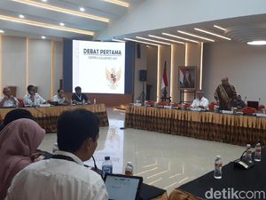 KPU Bertemu TKN-BPN Bahas Persiapan Debat Capres
