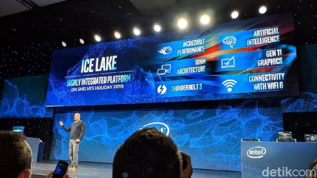 Intel Kenalkan Prosesor 'Ice Lake' dengan Pabrikasi 10nm