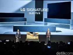 Televisi Harganya Rp 1,2 Miliar, Bisa Digulung!