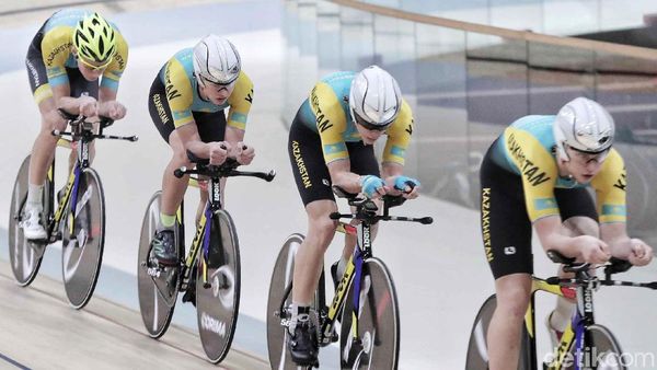 Jelang Bertanding, Pebalap Top Asia Jajal Velodrome Rawamangun