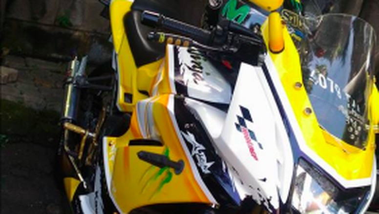 Kawasaki Ninja 150 RR milik Ruli Afriyanto