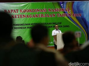 Menaker Hanif Dhakiri Buka Rakornas Ketenagakerjaan