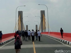 Ujung Jembatan Musi IV Jadi Sumber Kemacetan Baru