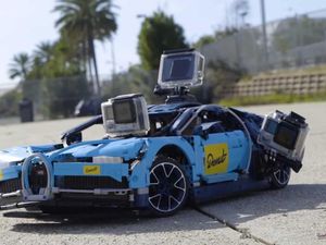 Seperti Asli, Lego Bugatti Chiron Tetap Bisa Ngebut