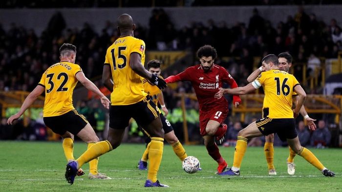 Liverpool disingkirkan Wolverhampton di babak ketiga Piala FA 2018/2019 (Darren Staples/Reuters) Liverpool disingkirkan Wolverhampton di babak ketiga Piala FA 2018/2019 (Darren Staples/Reuters)