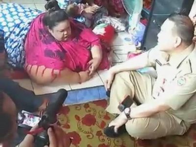 Potret Perjalanan Bobot Wanita Kalteng hingga Seberat 350 Kg