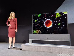 Keren! Televisi LG Bisa Digulung dan Ngumpet