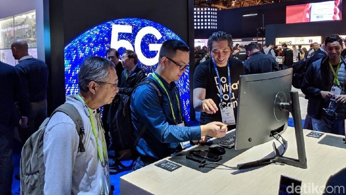 5G jadi salah satu topik utama dalam CES 2019 yang sudah resmi ditutup. Foto: Adi Fida Rahman/detikINET 5G jadi salah satu topik utama dalam CES 2019 yang sudah resmi ditutup. Foto: Adi Fida Rahman/detikINET