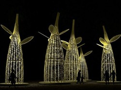 Eko Prawoto Ajak Pengunjung Nikmati Sensasi Karya Seni Bambu di Singapura