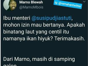 Pertanyaan Kocak Untuk Menteri Susi hingga Gaya Makan Kembaran Pacar Rizky Febian Pertanyaan Kocak Untuk Menteri Susi hingga Gaya Makan Kembaran Pacar Rizky Febian
