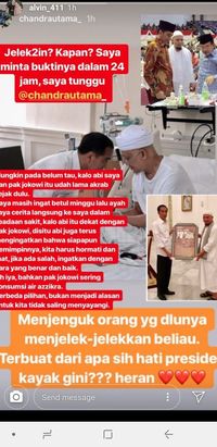 Jawab Netizen, Alvin Cerita Kedekatan Abi Arifin Ilham dengan Jokowi