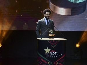Salah, Mane, Aubameyang dalam Best XI Afrika 2018