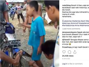 Terlibat Kecelakaan, Bocah ini Panik Takut Dimarahi Orang Tua Terlibat Kecelakaan, Bocah ini Panik Takut Dimarahi Orang Tua