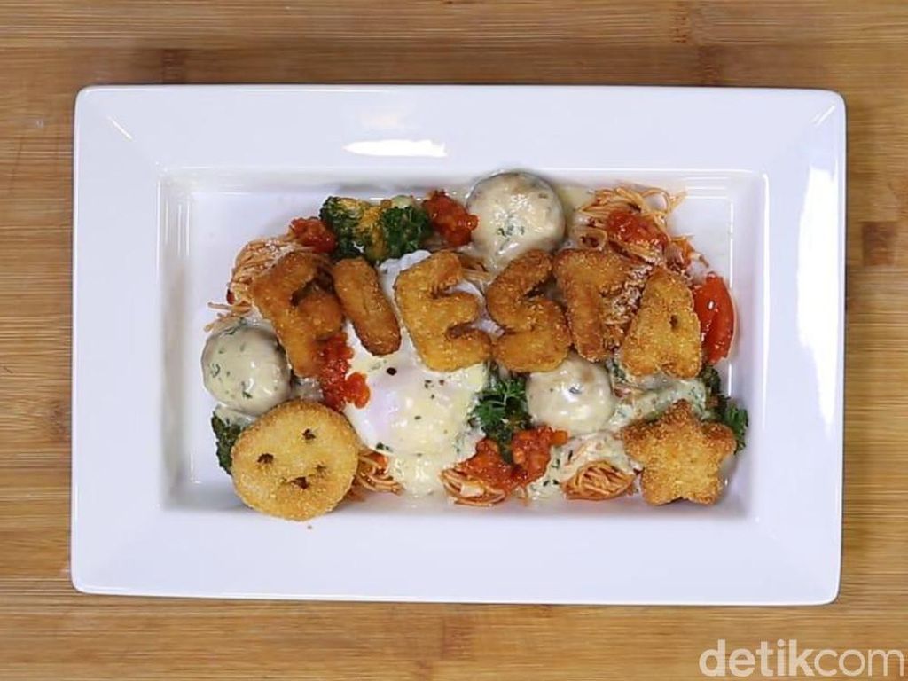 Resep Ayam: Angel Hair with Tomato Sauce and Fiesta Kids Series