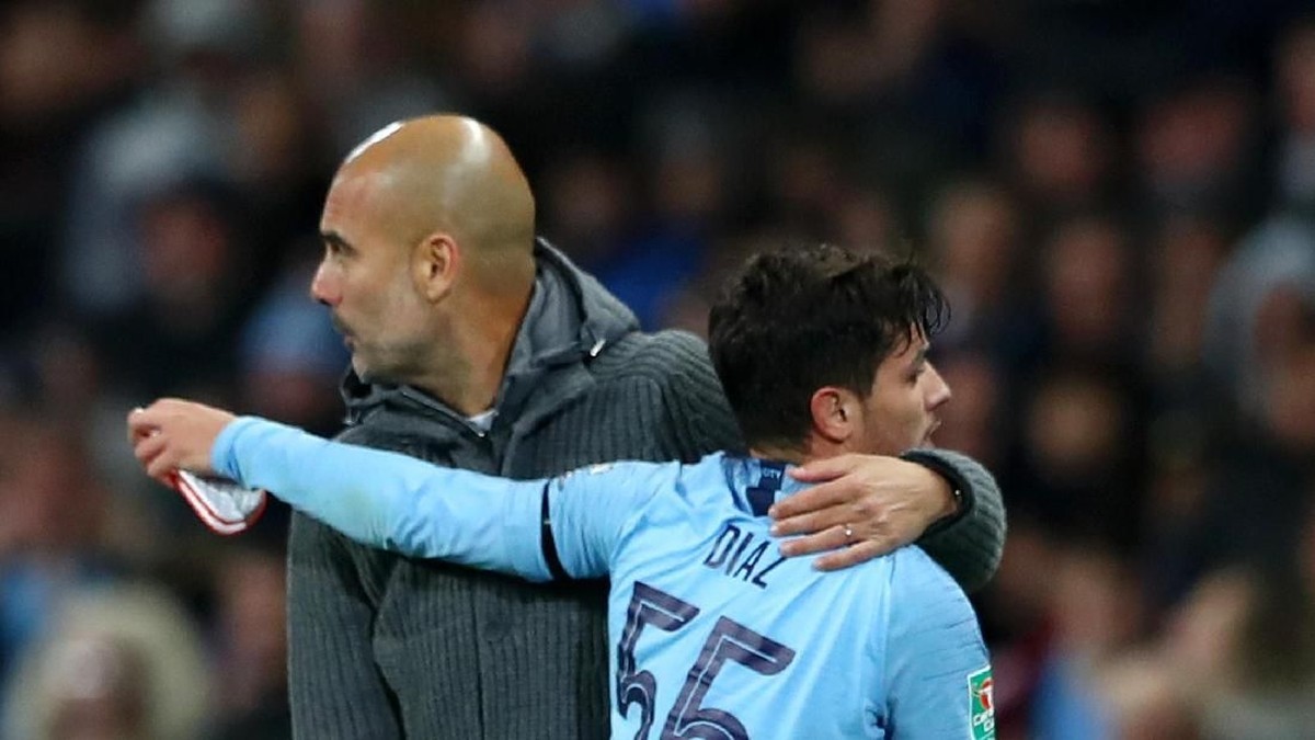 Pep Guardiola mendoakan yang terbaik untuk karier Brahim Diaz di Real Madrid (Matthew Lewis/Getty Images))