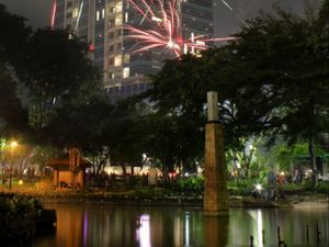Tahun Baru di Taman Barito