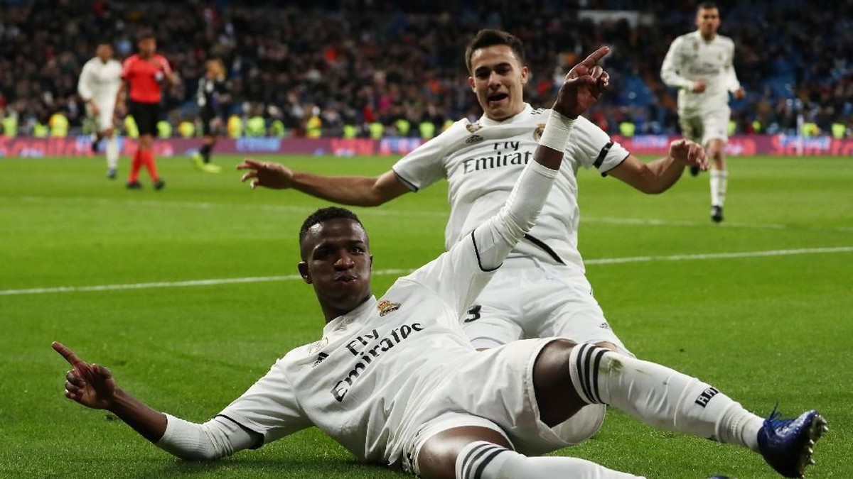 Vinicus Junior tampil oke saat Real Madrid gilas Leganes. (Foto: Susana Vera/REUTERS)