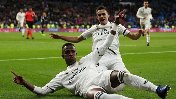 Real Madrid kalahkan Leganes 3-0 di leg pertama 16 besar Copa del Rey (Susana Vera/REUTERS) Real Madrid kalahkan Leganes 3-0 di leg pertama 16 besar Copa del Rey (Susana Vera/REUTERS)