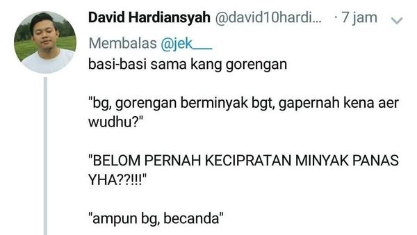 Usir Stres, Begini Aksi Netizen Basa-basi dengan Penjual Makanan