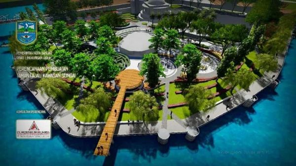 Foto: Calon Taman Kekinian di Banjar