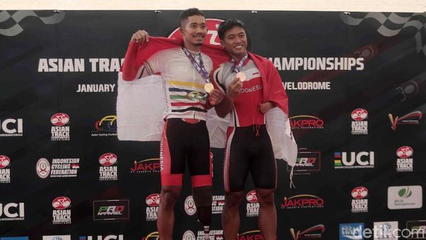 Fadli, Saori dan Tryagus Raih Medali di Kejuaraan Asia Balap Sepeda