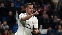 Masuk di babak kedua, Madrid masih berada di atas angin dan terus menekan pertahanan Leganes untuk mencari gol keduanya. Hasilnya pada menti ke-62, Vazquez menggandakan keunggulan timnya jadi 2-0. REUTERS/Susana Vera.
