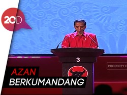 Jokowi Hentikan Pidato Sejenak Saat Azan Berkumandang