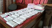 Bukti Tilang SIM Menumpuk di Kejari Ciamis. 