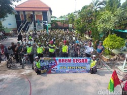 Program Brem Segar Cara Polisi Madiun Tekan Angka Kecelakaan
