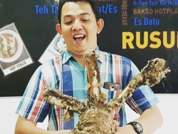Haduh! Bakso Rusuk Trisula 3 Kg Ini Bikin Gagal Fokus