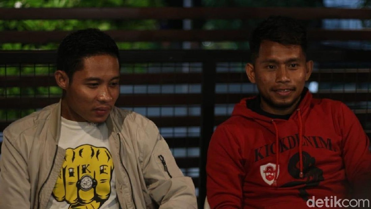Andik Vermansah dan Evan Dimas buka-bukaan di depan bonek (Deny Prasetyo Utomo/detikSport)
