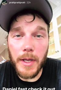 Instagram Story Chris Pratt