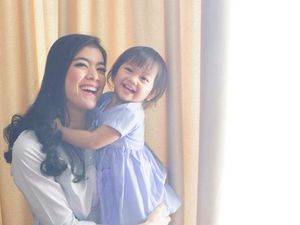 Cute! 7 Potret Raya Kohandi dengan Si Buah Hati