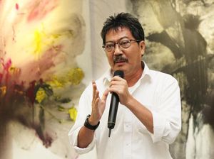 38 Karya Abstrak Seniman Baron Basuning Digelar di Jakarta