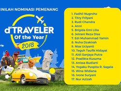 Inilah Nominasi Pemenang tiketcom dTraveler of The Year 2018!
