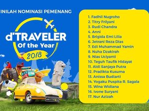 Inilah Nominasi Pemenang tiketcom dTraveler of The Year 2018! Inilah Nominasi Pemenang tiketcom dTraveler of The Year 2018!