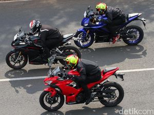 Membandingkan Ninja 250, CBR250RR dan R25, Enakan Mana?